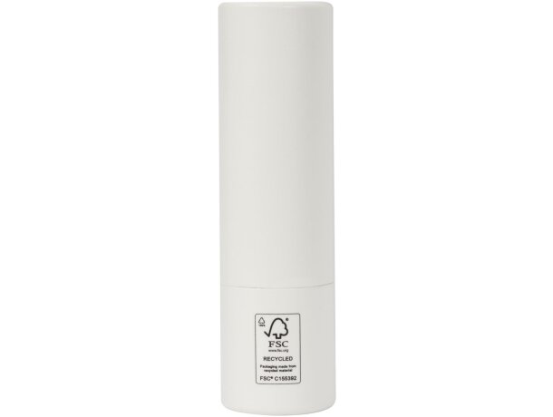Bálsamo labial Adony SPF15 en envase de papel reciclado Blanco detalle 11