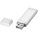 Memoria USB Flat 4 GB en plástico blanco y negro