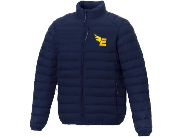 Chaqueta aislante de material reciclado hombre Athenas Azul marino detalle 1