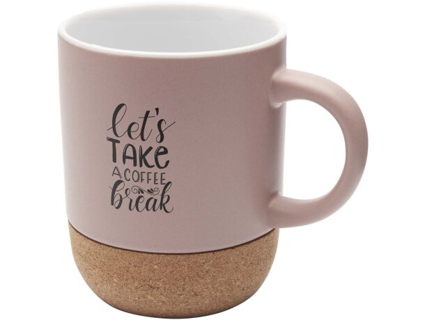 Taza cerámica Billie 300 ml con base de corcho detalle 10