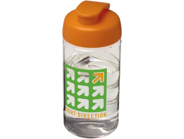 H2O Active® Bop Bidón deportivo con Tapa Flip de 500 ml Transparente/naranja detalle 37