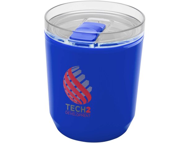 Vaso de doble pared Hudson 180ml plástico reciclado Azul detalle 16