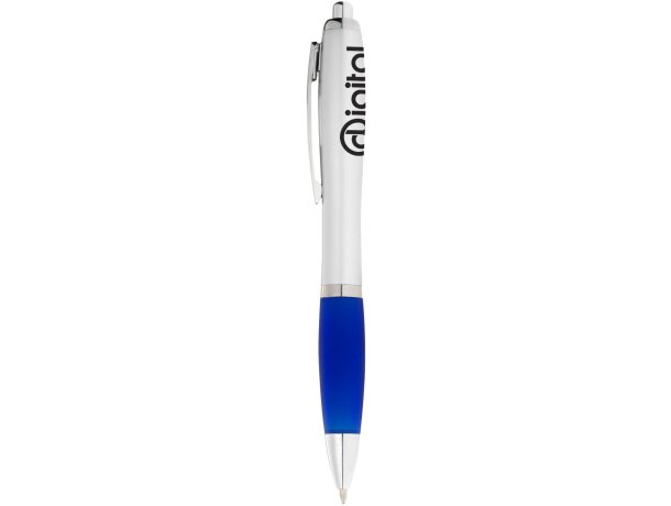 Bolígrafo con grip de colores personalizado