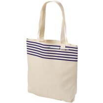 Bolsa con rayas personalizada azul Bolsa con rayas personalizada azul