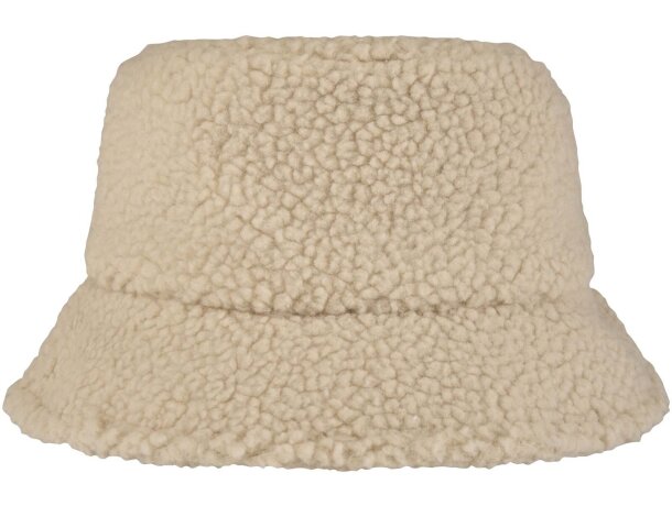 Gorro sherpa Baru bordado corporativo en poliéster afelpado detalle 6