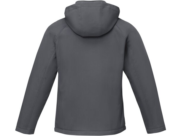 Chaqueta softshell acolchada para hombre Notus con capucha Gris tormenta detalle 28