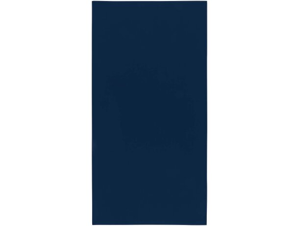 Toalla deportiva Lucas de poliéster reciclado con bolsa Azul marino detalle 13
