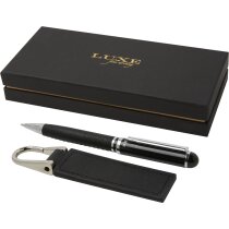 Set de regalo de bolígrafo y llavero Verse personalizado