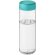 H2O Active® Vibe Bidón deportivo con tapa de rosca de 850 ml Transparente/azul aqua