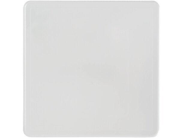 Posavasos cuadrado Renzo de plástico GPPS personalizable Transparente claro detalle 4