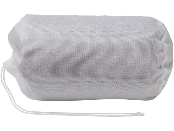 Manta sherpa Ashen de poliéster reciclado certificado GRS Negro intenso detalle 2