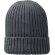 Gorro orgánico Ives Gris tormenta detalle 10