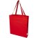 Bolsa tote con refuerzos algodón reciclado certificado GRS Madras Rojo