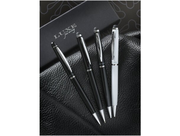 Bolígrafo con stylus “Lento” Negro intenso detalle 6
