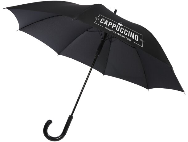 Paraguas de 23 de apertura automática con aspecto de fibra de carbono y mango curvo Fontana economico
