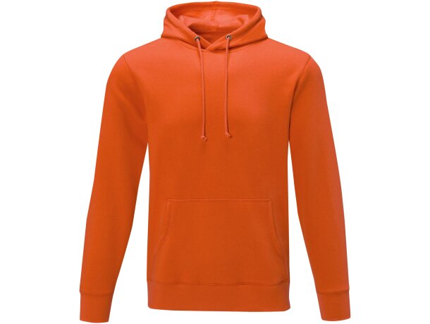 Sudadera con capucha Charon para hombre con interior afelpado Naranja detalle 14