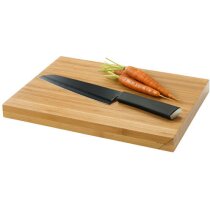 Set de tabla de madera de cortar con cuchillo personalizado negro intenso Set de tabla de madera de cortar con cuchillo personalizado negro intenso