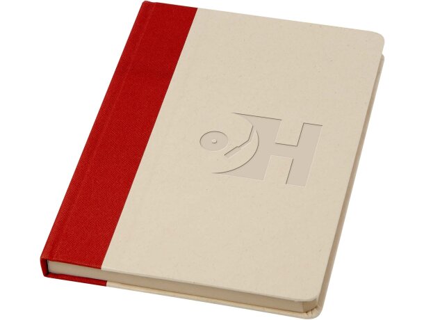 Libreta tapa dura A5 Liliana en rPET y papel caña de azúcar detalle 1