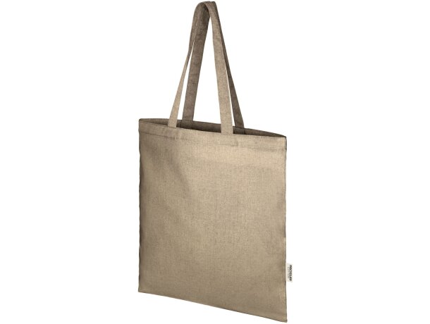 Bolsa tote Aware Pheebs de algodón y poliéster reciclado Negro detalle 18