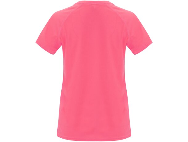 Camiseta deportiva manga corta mujer Bahrain Roly técnica detalle 26