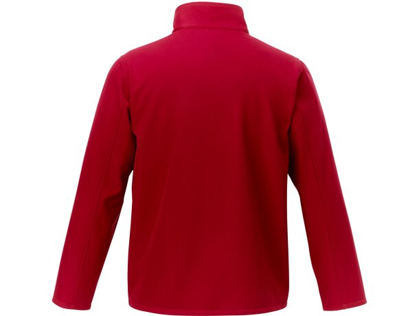 Chaqueta softshell Orion para hombre en poliéster elástico Rojo detalle 3