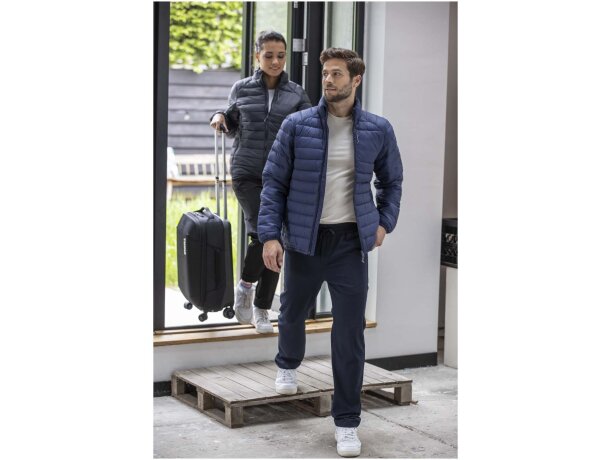 Chaqueta aislante de material reciclado hombre Athenas Azul marino detalle 5