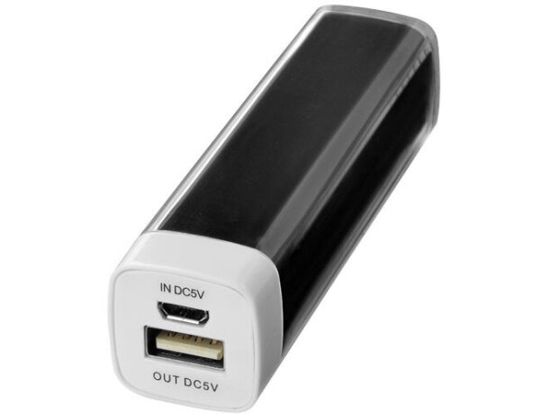 Power bank de plástico modelo flash grabado