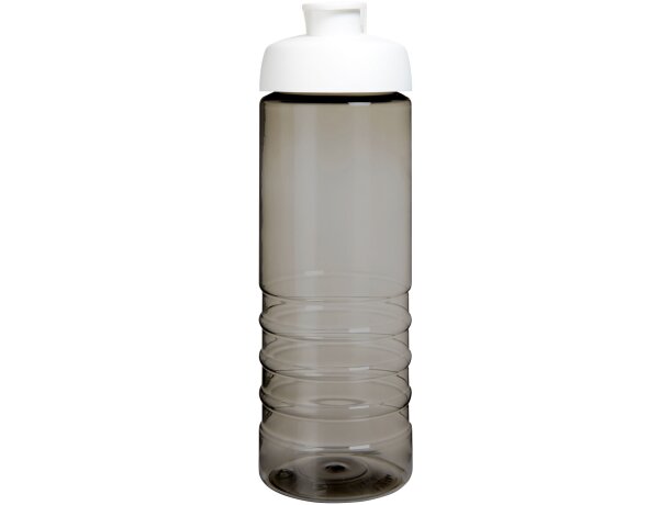 Bidón deportivo H2O Active Eco Treble con plástico reciclado Carbón/blanco detalle 5