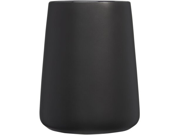 Taza cerámica Joe 450ml personalizable acabado mate Negro intenso detalle 2