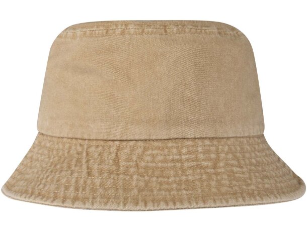 Gorro lavado Mitica con algodón reciclado y acabado vintage detalle 2