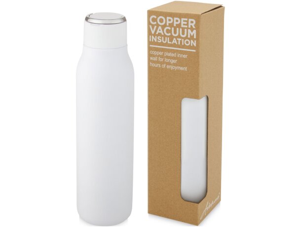 Botella térmica Marka personalizada con tecnología de cobre Negro intenso detalle 14