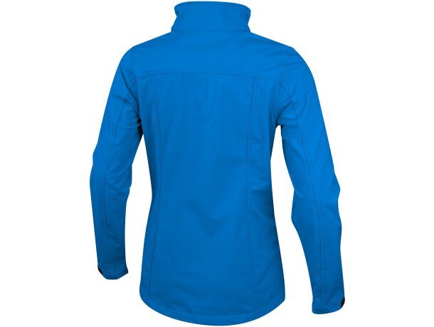 Chaqueta softshell de mujer Maxson impermeable transpirable Azul detalle 11