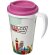 Taza térmica personalizada en pp 350ml Blanco/rosa