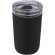 Vaso Bello vidrio borosilicato 420ml con carcasa reciclada Negro intenso