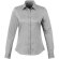 Camisa Oxford manga larga mujer Vaillant algodón 142 g/m² Gris acero detalle 19