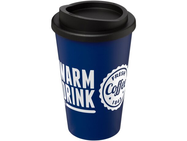 Vaso térmico Americano 350 ml con aislamiento de doble pared Azul/negro intenso detalle 45