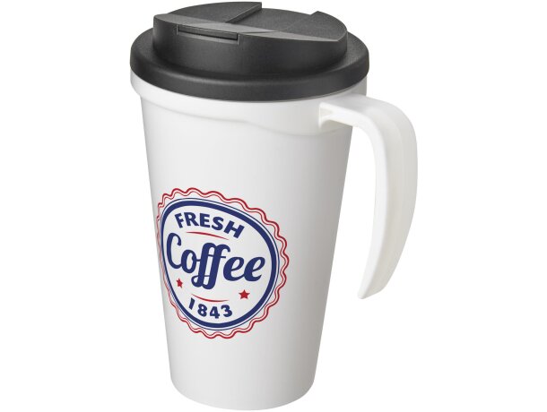 Americano® Grande taza 350 ml con tapa antigoteo personalizada