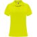 Polo deportivo de manga corta para mujer Monzha Roly Amarillo flúor