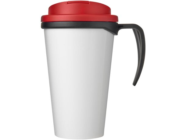 Brite-Americano® Grande taza 350 ml mug con tapa antigoteo grabado