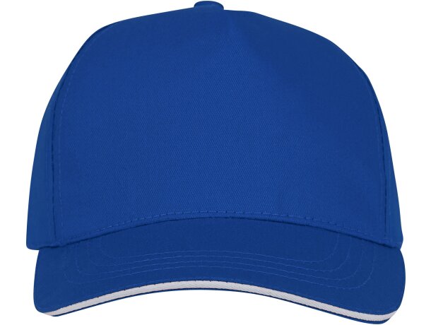Gorra de 5 paneles con ribete. Personalizadas para tu estilo único Azul detalle 18