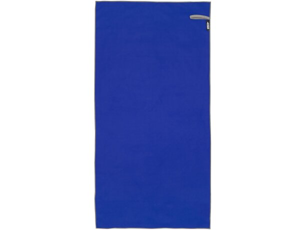 Toalla ultraligera secado rápido Pieter con certificación GRS Azul real detalle 14