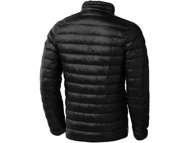 Chaqueta ligera plumón natural hombre Scotia Negro intenso detalle 38