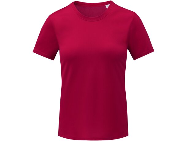 Camiseta Cool fit de manga corta para mujer Kratos Rojo detalle 18