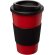 Vaso con aislamiento de 350 ml con agarradera Americano® Negro intenso/rojo