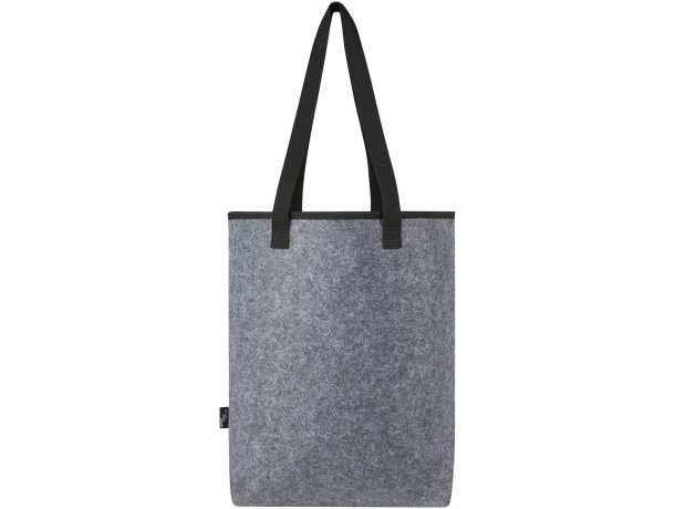 Bolsa tote isotérmica Felta fieltro reciclado GRS 12 litros Gris medio detalle 3