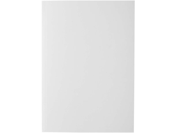 Libreta A5 tapa blanda Novella Austen papel certificado FSC Blanco detalle 2