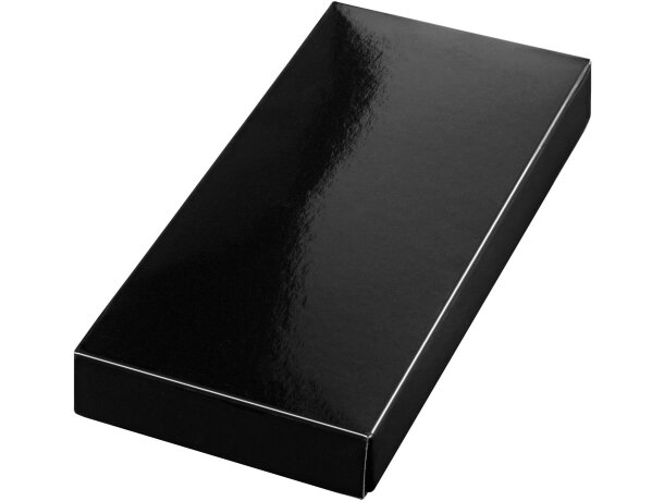 Llavero rectangular Sergio en aleación de zinc plateado Plateado detalle 3