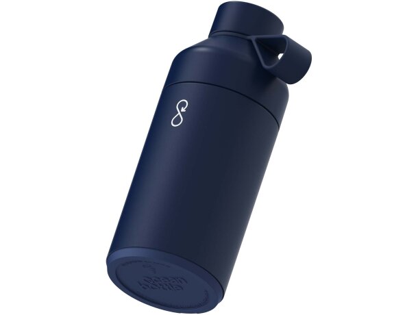 Botella Ocean Bottle 750ml con aislamiento al vacío sostenible Azul océano detalle 16