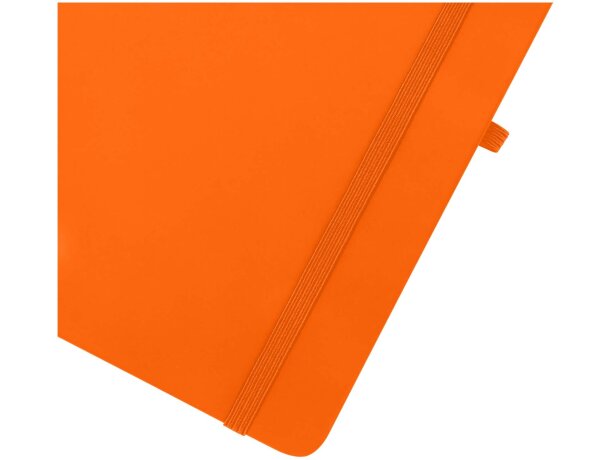Libreta tapa dura A5 Spectrum Plus con papel certificado FSC Naranja detalle 52