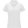 Polo técnico manga corta mujer Deimos transpirable Cool fit Blanco detalle 2